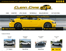 Tablet Screenshot of cleancarsnashville.com